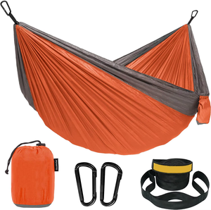 Portable extérieur Double sangle hamac lit Durable <span class=keywords><strong>toile</strong></span> optimale sport Camping <span class=keywords><strong>moustiquaire</strong></span> Parachute corde confortable voyage - Product Image 5
