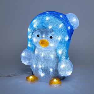 Pingüino de Acrílico con 60 LED, 26.5x25.5 cm, Altura 33 cm - Product Image 1