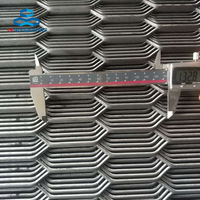 Grillage métallique gothique expansé en acier galvanisé à faible teneur en carbone, robuste et durable, 4 pieds x 8 pieds, pour bâtiments de bureaux, résistant à l'eau et au feu