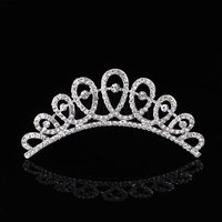 Vente en gros, mignon, princesse, couronne, diadème, diamant, coiffe de fille, brillance, beaux accessoires de mode pour cheveux, cadeau pour fille