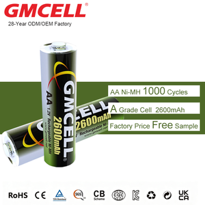 Batterie Ni-MH 1,2 V en gros pour éclairage solaire, batterie rechargeable USB AA 1,5 V, batteries au lithium 1000 cycles - Product Image 1