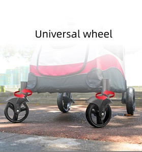 Kingtale Pet Supplies 4 Roues Moyens et Grands <span class=keywords><strong>Chiens</strong></span> Pliable Sortant Handicapé Sac de Transport Pet Trolley - Product Image 3