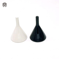 Testeur de parfum et d'huiles essentielles en céramique blanche et noire en forme de cloche, flacon entonnoir pour affichage olfactif