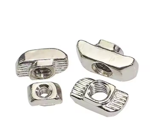 Écrous en T en plastique et acier inoxydable, filetage métrique, revêtement noir, tête plate ronde, classe 8, fixations industrielles - Product Image 1