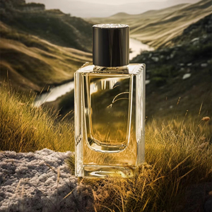 Chai nước hoa thủy tinh cổ nhôm đen, nắp xịt từ tính, lớp phủ màu, thiết kế sang trọng hình vuông, dung tích 30ml 50ml <span class=keywords><strong>100ml</strong></span> - Product Image 3