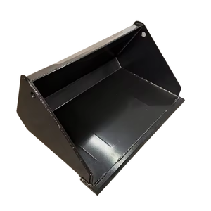 Godet sans dents pour mini-chargeuse, godet pour manutention et aménagement paysager, godet d'attache pour travaux de construction, certifié EMC - Product Image 1