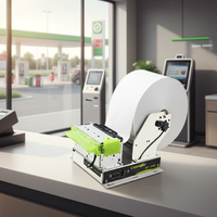 Imprimante thermique intégrée Cashino KP-300H de 3 pouces avec système anti-blocage du papier, imprimante 80 mm, interface LAN pour totem numérique