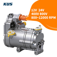 Compresor de Aire Acondicionado Eléctrico Universal KUS para Vehículos Eléctricos, DC12V/24V 33CC 40CC 46CC para Camiones y Automóviles