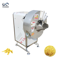 YOUBAN Automatische Fruit- en Groentesnijmachine Aardappel Wortel Mango Snijder/Schaafmachine voor Voedselverwerkingsbedrijven