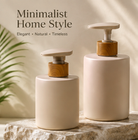 Bouteille vide en PET mat avec logo personnalisé, 450 ml, 500 ml, bouteille de lotion en PET avec col, bouteille pour lavage des mains, shampoing, cosmétiques, impression sur écran