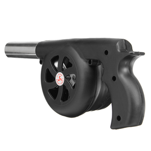 Potente soplador de ventilador de Metal <span class=keywords><strong>y</strong></span> plástico arrancador de fuego de manivela grande para barbacoa accesorio Premium para cuentas de parrilla de carbón - Product Image 6