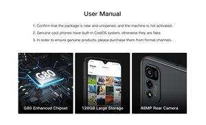 Cheap 4G Dual Sim <b>8</b> Core 4GB+128GB 48MP Professional Camera Modes Android 11 Mobile <b>Phone</b> Coolpad Cool20 - Product Image 4