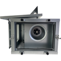 Ventilateur centrifuge industriel en ligne à haut débit d'air 5150m/h en acier inoxydable 220V/380V, pression statique 545Pa, faible bruit, économie d'énergie