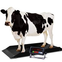 Báscula Digital de Alta Calidad y Gran Capacidad para Animales de Granja, Equipo de Pesaje para Ganado, Caballos, Cerdos, Cabras, Vacas, Alpacas