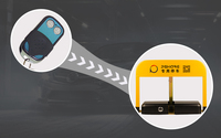 Verrou de stationnement automatique intelligent à télécommande pour voiture, batterie au lithium solaire, barrière de stationnement, verrou en acier inoxydable de haute qualité