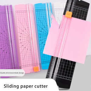 ISapromo Regalos Negro Azul Rosa Blanco Púrpura A4 Cortador de papel Recortador Cortador de papel para cortar Cupón Papel artesanal - Product Image 4