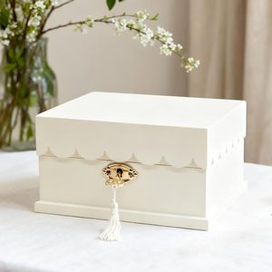 Boîte de rangement pour bijoux de musique, luxe, personnalisée avec logo, en bois, étui de protection pour colliers, bracelets, bagues, boucles d'oreilles - Product Image 1
