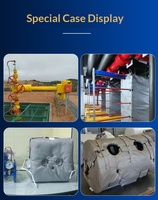 Veste en fibre de verre ignifuge haute température Walda pour groupe électrogène à moteur à gaz, unité de puissance diesel, couvercle d'isolation thermique des gaz d'échappement