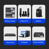 Sistem Mikrofon Genggam Ganda Nirkabel UHF Profesional, Mikrofon Jangkauan 80m Plug and Play untuk Pidato Karaoke Pesta Rumah, Grosir