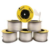 Fixations d'étiquetage en plastique pour étiquette de vêtement Épingles d'agrafe en plastique pour étiquettes volantes de vêtement Attaches d'étiquetage en plastique Extrémité en T 15mm