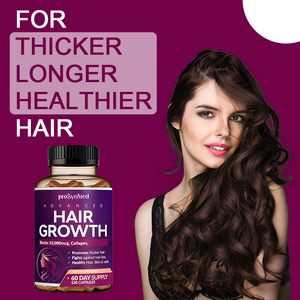 Capsules de vitamines capillaires avancées 24 en 1, palmier nain, <span class=keywords><strong>biotine</strong></span>, collagène, compléments alimentaires <span class=keywords><strong>pour</strong></span> adultes, soins des cheveux, de la peau et des <span class=keywords><strong>ongles</strong></span> - Product Image 5