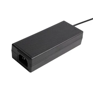 Produsen AC 110 240V 50 60 HZ ke DC 12V 7A adaptor Desktop 12V 7A 84W catu daya CCTV