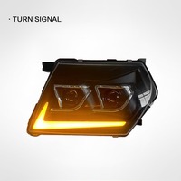 Mise à niveau des phares pour Nissan PATROL Y61 99-03 Phares LED Feux de jour Clignotants Lentille laser