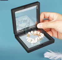 Boîte de présentation de bijoux en film PE pour collier, boucles d'oreilles, bague, emballage de bijoux