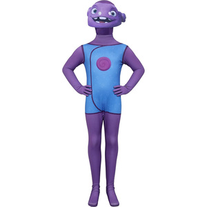 ชุดคอสตูมเด็ก Crazy Alien Little Oh สีฟ้า-ม่วง แบบเต็มตัว สำหรับเด็กอายุ 5-7 ปี สำหรับงานคอสเพลย์ ปาร์ตี้ฮาโลวีน - Product Image 1
