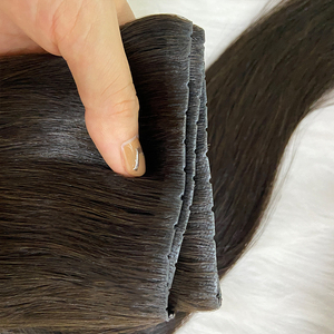 Trama dei capelli del nastro invisibile umano popolare trama dei capelli della cuticola vergine di lusso a doppio lato con trama a foro intero aggiungi il Volume dei capelli - Product Image 2