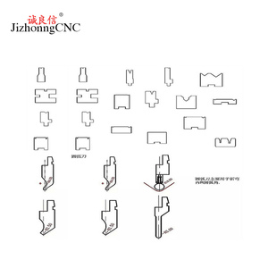 835 dài CNC Máy uốn kim loại trên và dưới Chết Cơ sở với kéo tổng thể dập tắt một năm bảo hành trên mô hình khuôn - Product Image 4