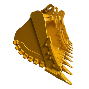 Zware-duty rotsbak voor <span class=keywords><strong>DOOSAN</strong></span>-DX300 graafmachine, 1,5m³ capaciteit, met Hardox NM400 slijtplaat en J460 bak tanden - Product Image 3