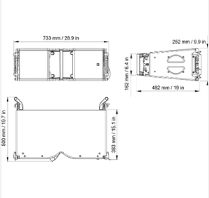 Chuyên nghiệp hoạt động dòng mảng hệ thống PA K210 pro-được xây dựng trong Bộ vi xử lý DSP & lớp D khuếch đại công suất, thiết lập di động và dễ dàng - Product Image 6