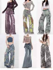 Haute qualité femmes mi-hauteur bottes coupe jean avec coupe ample petit drapé broderie respirant hiver Style décontracté à choisir - Product Image 6