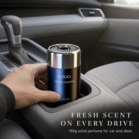 Diffuseur d'arômes pour voiture, parfum solide 190g, désodorisant pour porte-gobelet, véhicule, maison, bureau, vente en gros, OEM, ODM