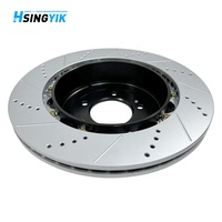 Hsingyik 320 MM MR370723 Rotor de disco de freno delantero de 2 piezas para Mitsubishi Lancer Evo VIII IX 31345 4615A031