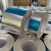 Ruban adhésif flexible en aluminium renforcé FSK pour systèmes de ventilation CVC, usage hospitalier et scolaire
