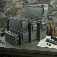 Boîtes à munitions en acier métallique, boîtes de sécurité pour le combat, boîtes à cartouches personnalisées étanches