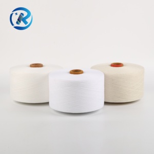 库存10S环保色纺涤棉纱，弹性好，抗拉力强，耐褪色，适用于针织和梭织面料 - Product Image 4