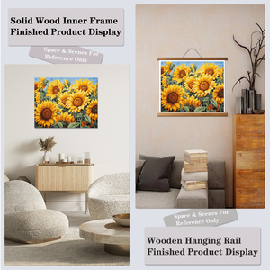 Digital Oil Painting Kit sunflower Handmade DIY Coloring Children's Acrylic Paint by Number Kits for Adults Beginners - Product Image 6