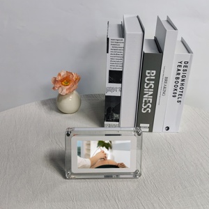 5 ''trở lại Stander Acrylic ảnh kỹ thuật số Video khung 8GB bộ nhớ món quà tốt nhất cho phụ nữ mang thai và gia đình với trẻ sơ sinh - Product Image 4