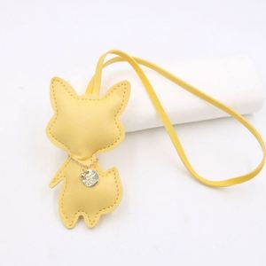 <b>Hot</b> Selling Pu Leather Small Cat Keychain Cute Pretty Charm Fashion <b>Bag</b> Pendant Animal Shape Gift for Pet Lovers - Product Image 4