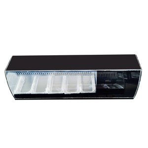 Réfrigérateur commercial en acier inoxydable/verre et <span class=keywords><strong>vitrine</strong></span> réfrigérée pour salades et pizzas - Product Image 1