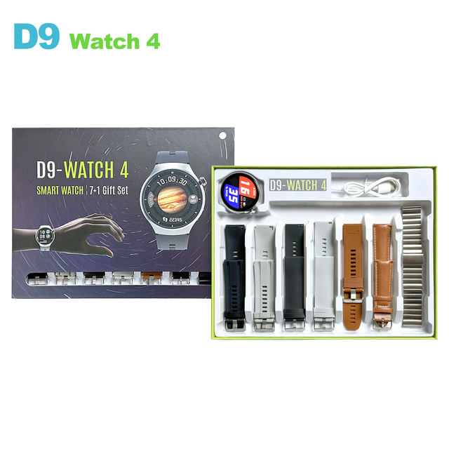 High Quality 7in 1 Set 2.1 Inch I70 Ultra D9 Smartwatch 7 Straps Watch4 Dual Smart Watches for Men Waterproof IP67 for Sports
