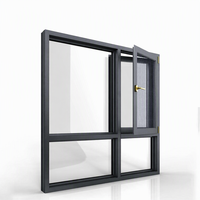 Fabricant de fenêtres en verre pour maisons avec verre givré imperméable, fenêtres et cadres de fenêtres en verre pour la conception de porches et de magasins