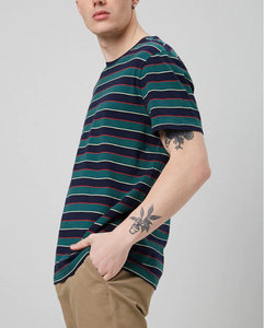 2019 Mens Clothing Summer Striped Printing Custom <span class=keywords><strong>T</strong></span> Shirts for Men - Product Image 2