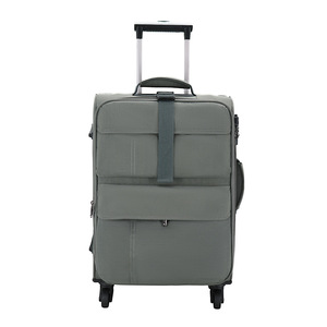 20-Inch Fashion Boarding Oxford Zipper Waterproof Geometric Pattern Universal Wheels Trolley <b>Roller</b> <b>Bag</b> Adult Travel Spinner - Product Image 3