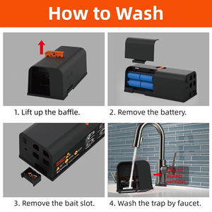 X-Pest Best Mouse Trap con USB recargable de bajo consumo de energía <span class=keywords><strong>para</strong></span> interior/exterior Killing Mole/Rat Electric Mouse Killer - Product Image 3