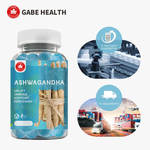 Gomitas Veganas de Ashwagandha, Suplemento Dietético, Mejora el Sueño, Alivia el Estrés, Equilibra el Estado de Ánimo y las Hormonas, Gomitas Masticables para Adultos - Product Image 1