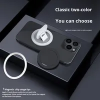 Support de téléphone pliable magnétique créatif en PC, hauteur réglable, compatible avec les bureaux, design minimaliste, LOGO